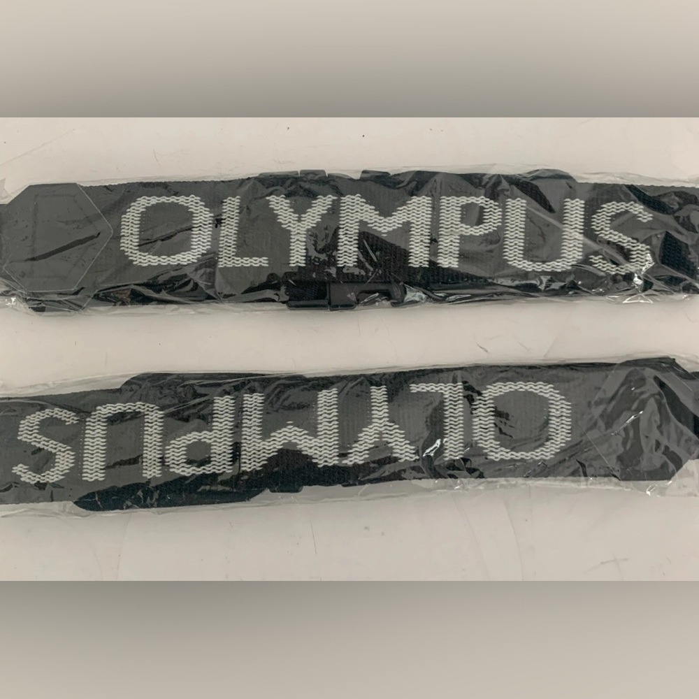 New in Package- Lot Of 2 - Olympus Quick Release Camera Straps - Black and White